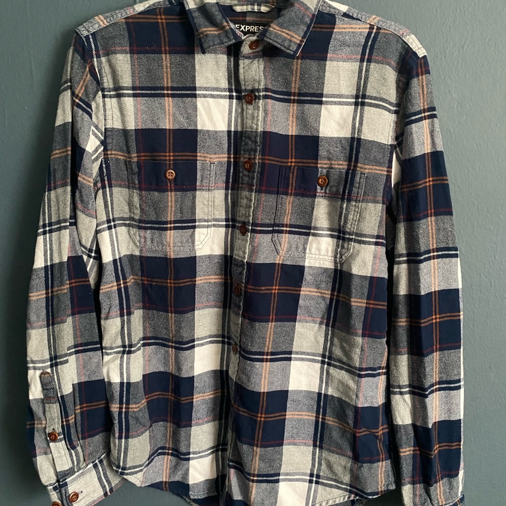 Express Men’s Button Down Flannel